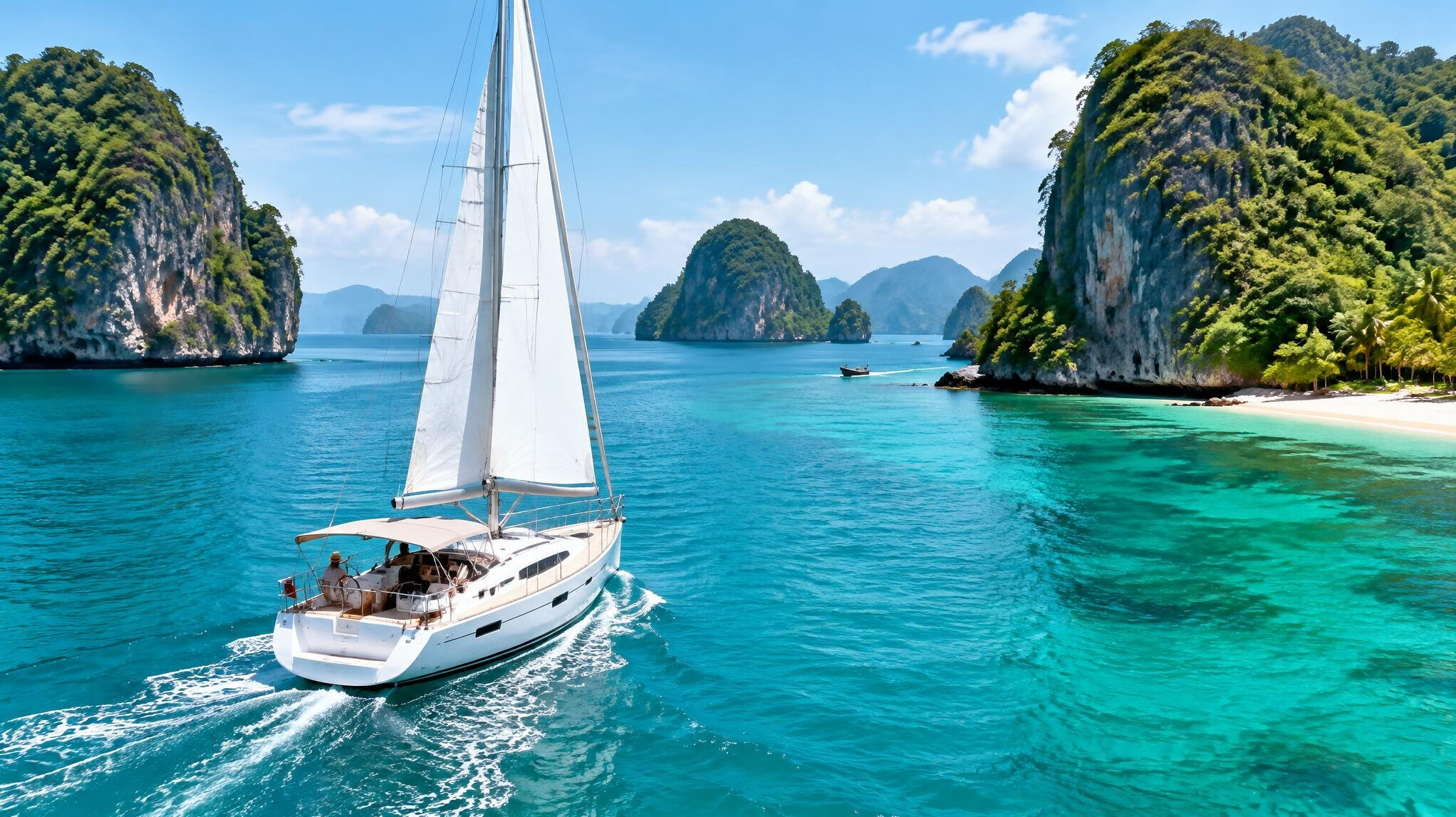 yacht sailing in asia